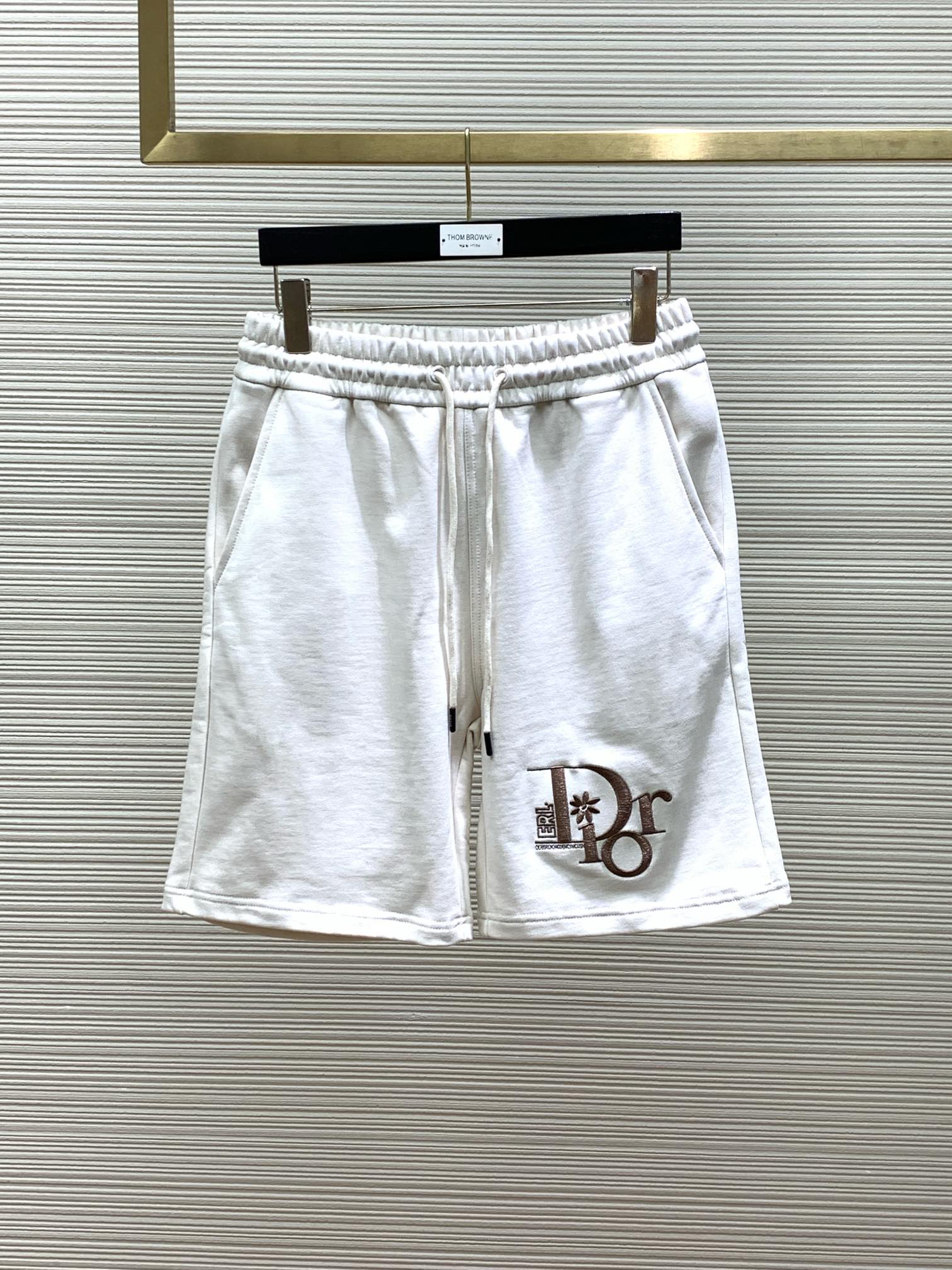 Dior Clothing Shorts Embroidery Summer Collection Fashion Casual