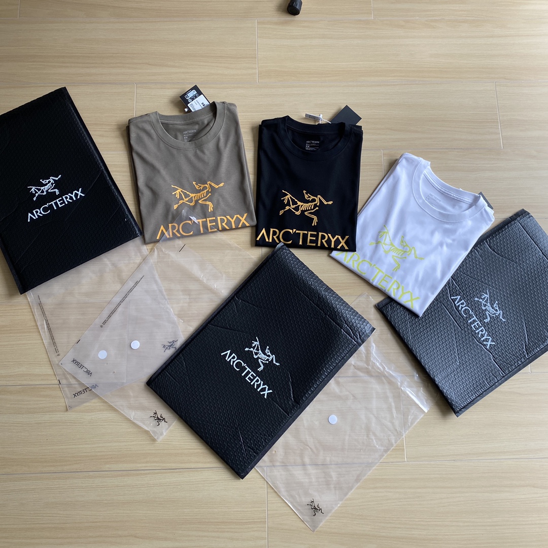 
高品质代工厂级别🆕🖤ARC`TERYX / 始祖鸟天花板级别三色基础款纯棉男女大Logo印花短袖T恤
