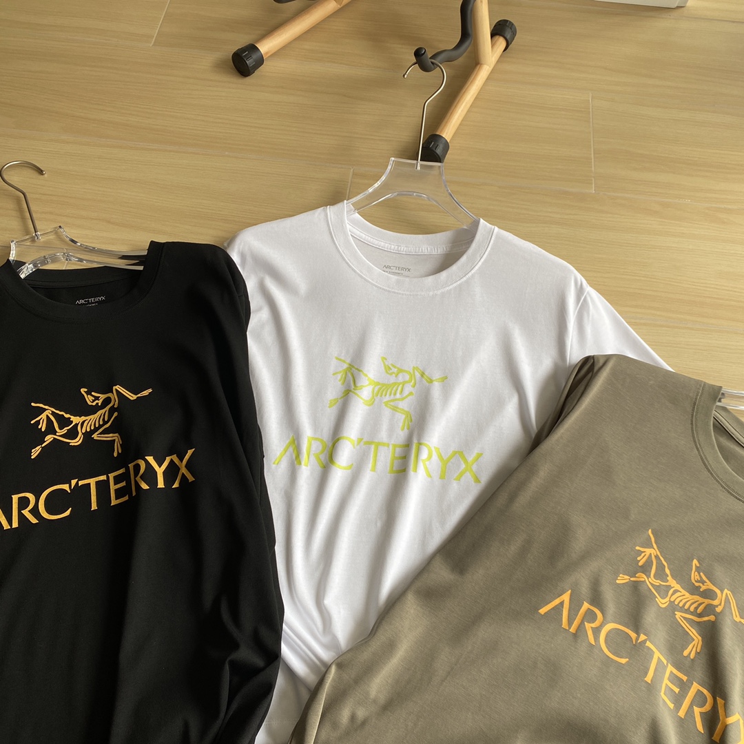 
高品质代工厂级别🆕🖤ARC`TERYX / 始祖鸟天花板级别三色基础款纯棉男女大Logo印花短袖T恤
