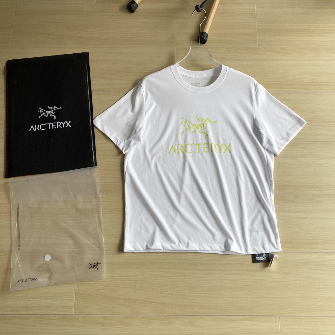
高品质代工厂级别🆕🖤ARC`TERYX / 始祖鸟天花板级别三色基础款纯棉男女大Logo印花短袖T恤
