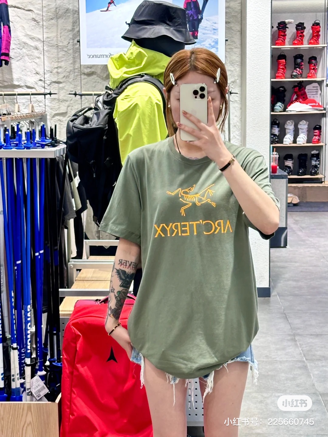 🖤模特图
高品质代工厂级别🆕🖤ARC`TERYX / 始祖鸟天花板级别三色基础款纯棉男女大Logo印花短