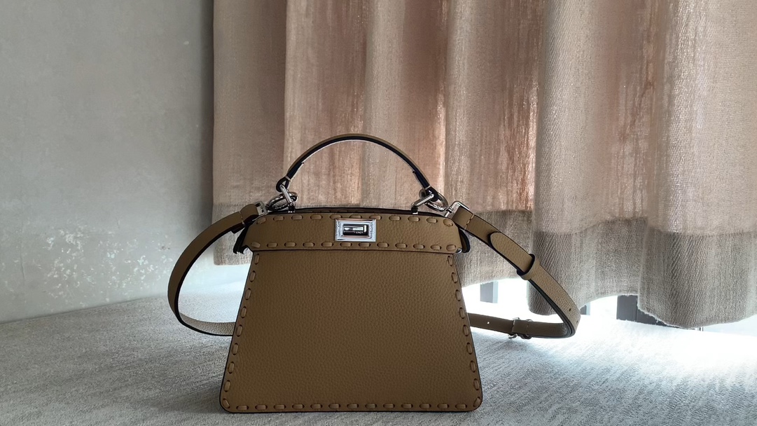 Fendi I See U Petite Small HandbagApricot