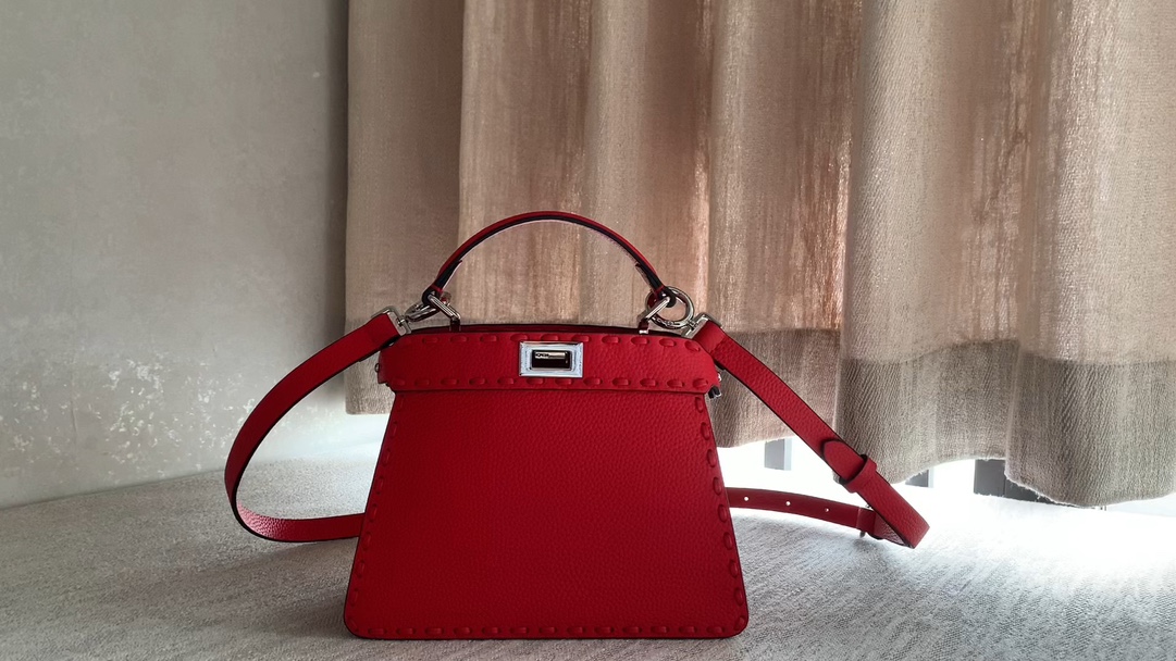 Fendi I See U Petite Small HandbagRed