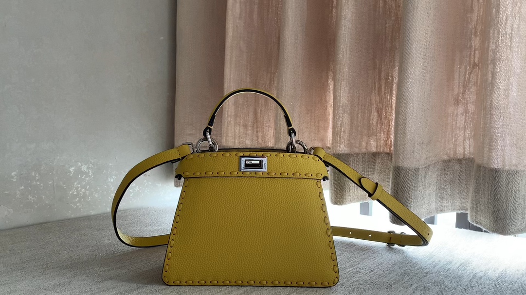 Fendi I See U Petite Small HandbagYellow