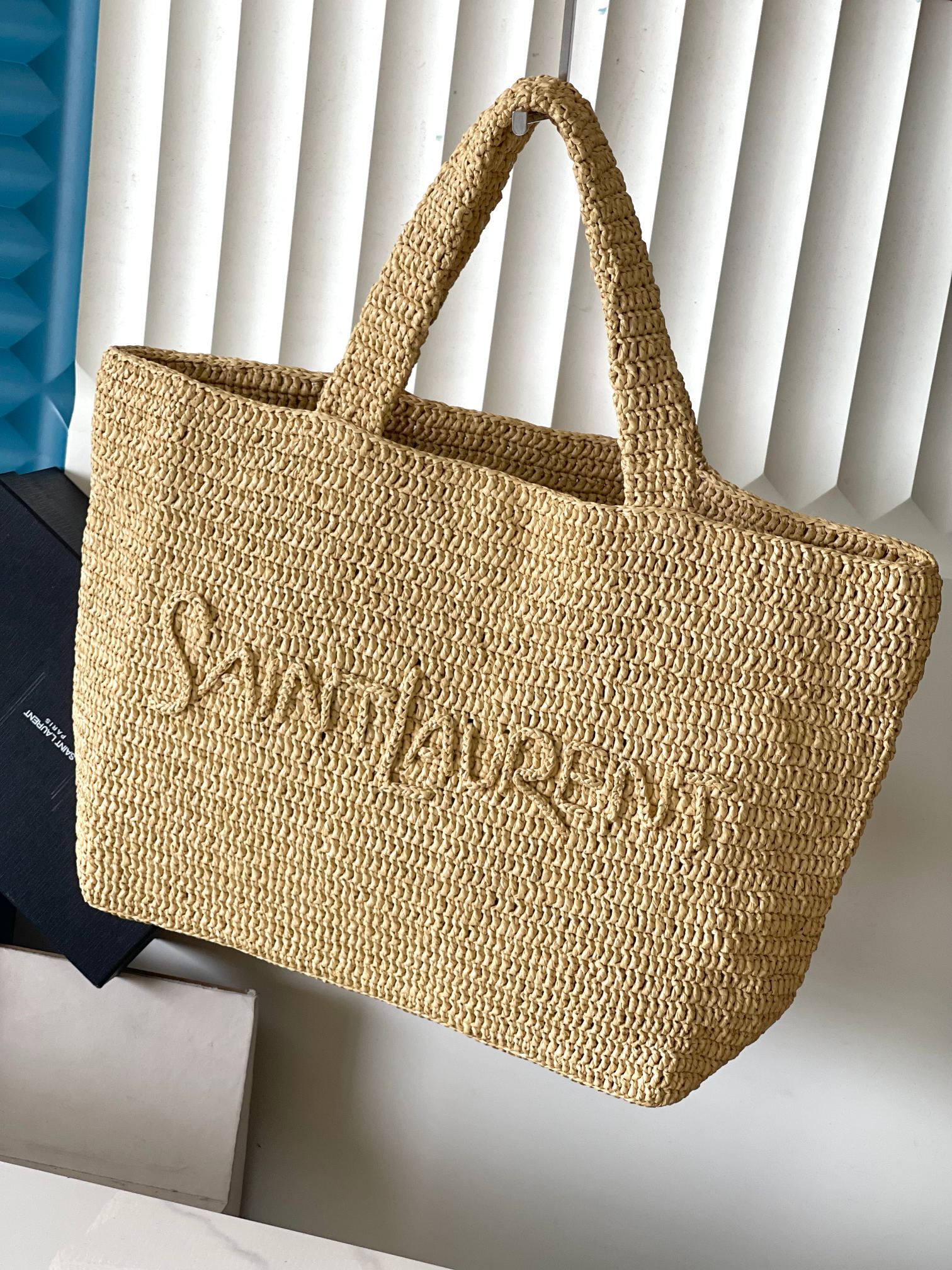 Saint Laurent Officially selling 379269 apricot knitting