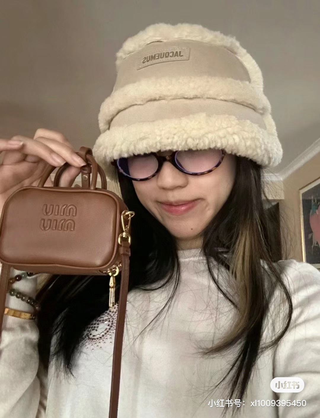 Miu Miu 5NR020# Mini Briefcase