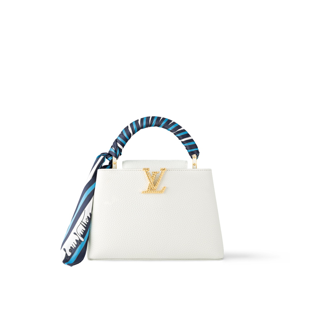 Louis Vuitton Official special sale [Capucines handbag] M24673 M48865 (silk scarf wrist) reference picture