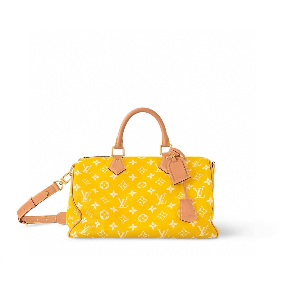 Louis Vuitton [SPEEDY P9 BANDOULIERE40 handbag] M24419 yellow official show