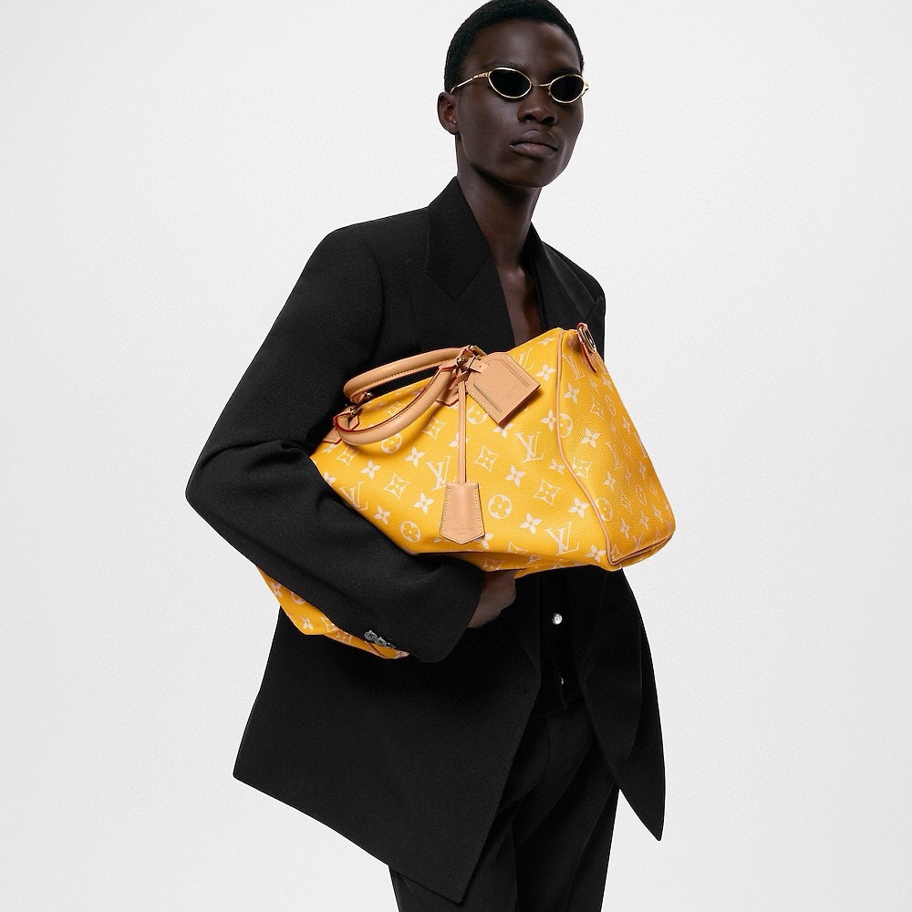 Louis Vuitton SPEEDY P9 BANDOULIERE40 handbag M24419 yellow is so hot