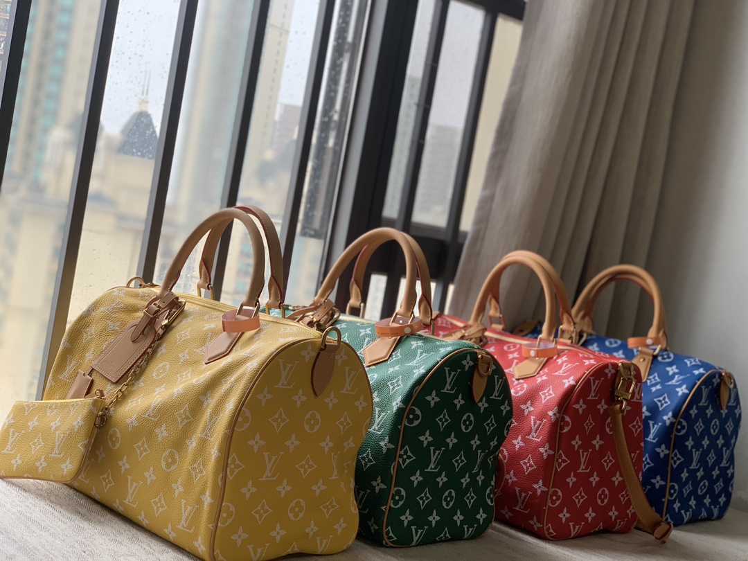 Louis Vuitton Calfskin speedy pillow bag inside and outside 40cm 5 colors ready for sale