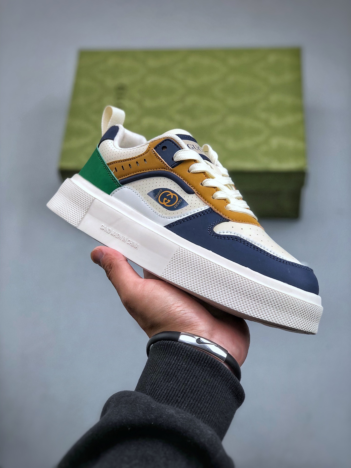 260 古驰Gucci Screener GG High-Top Sneaker休闲潮鞋系列意大利进口超软小牛皮