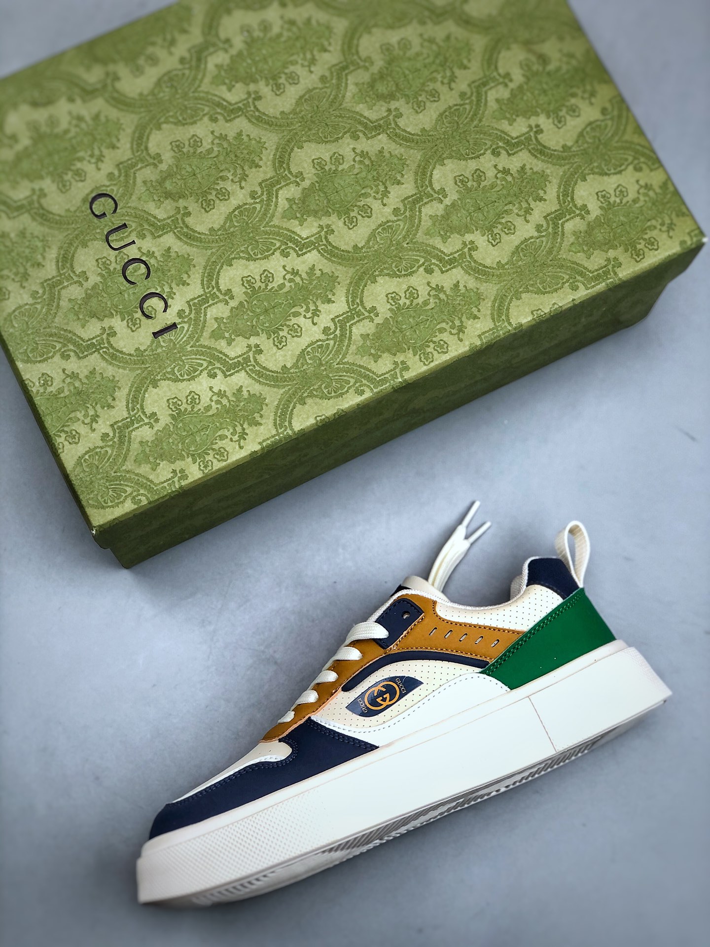 260 古驰Gucci Screener GG High-Top Sneaker休闲潮鞋系列意大利进口超软小牛皮