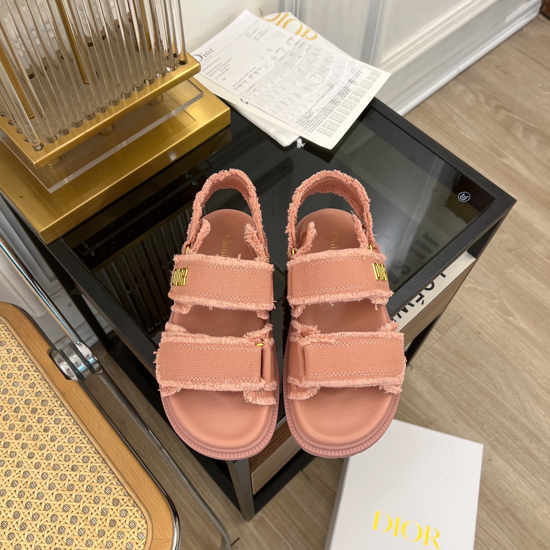 Dior Hoch
 Schuhe Sandalen Denim TPU Frühling/Sommer Kollektion