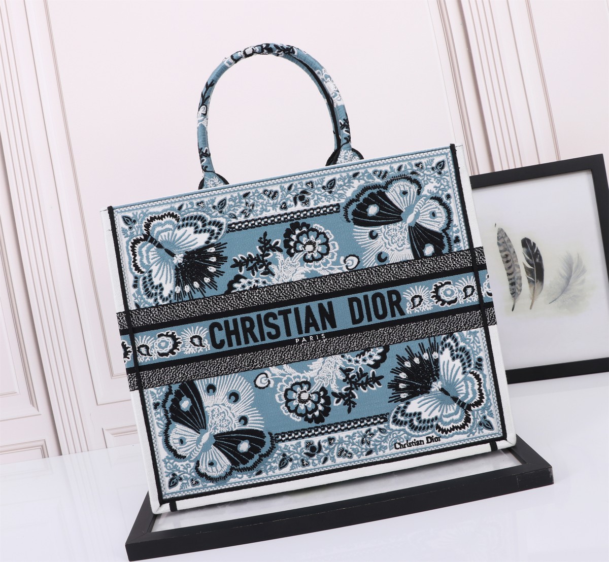 Dior迪奥购物袋托特兰相框大 42cm 这款 Book Tote 手袋 D6688