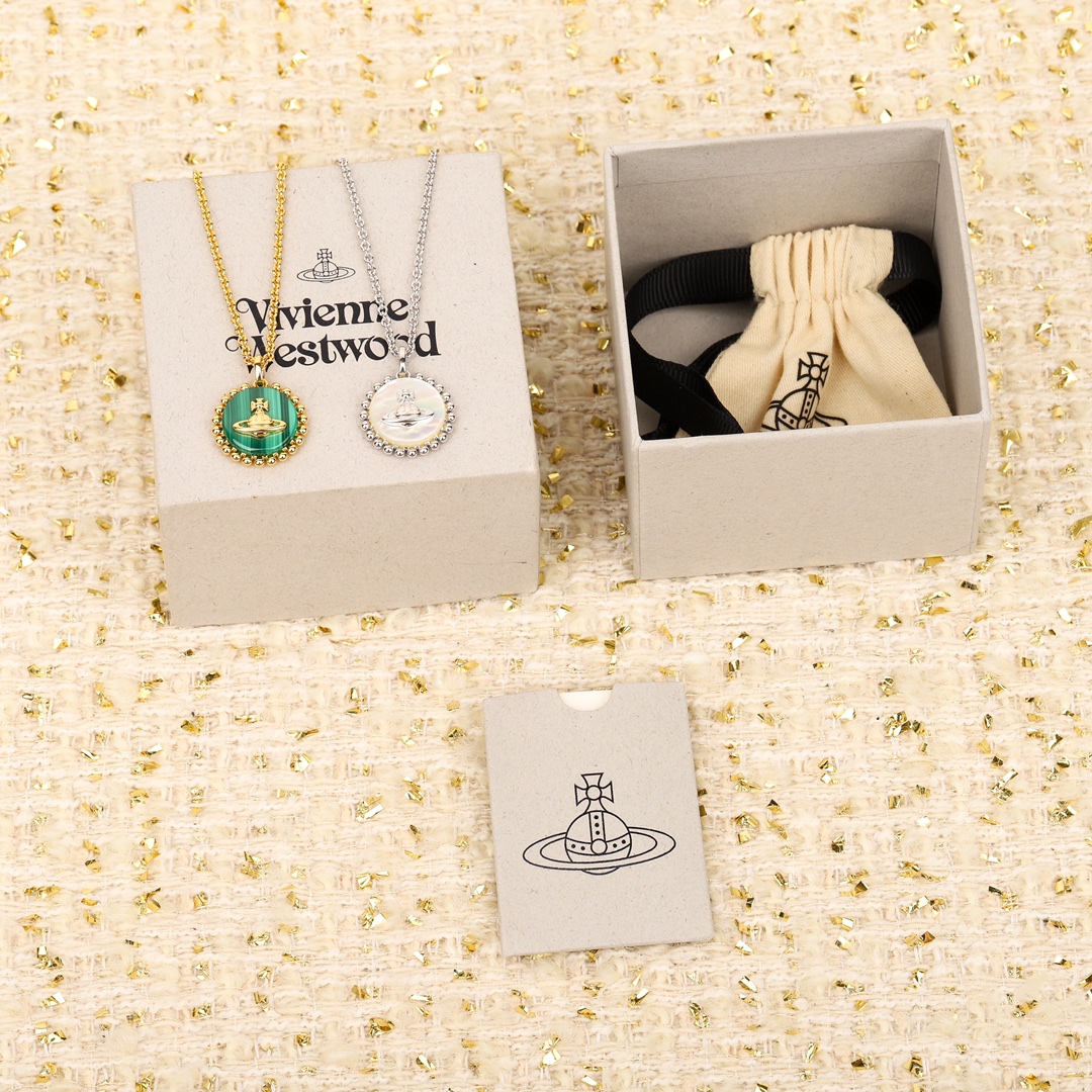 Vivienne Westwood Jewelry Necklaces & Pendants Pink Summer Collection Fashion