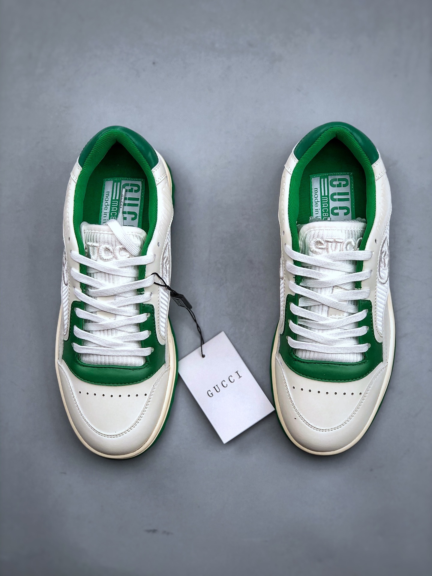 260 Gucci 轻奢单品 广东品质原厂 高奢古驰Gucci Screener GG High-Top Sneaker休闲潮鞋
