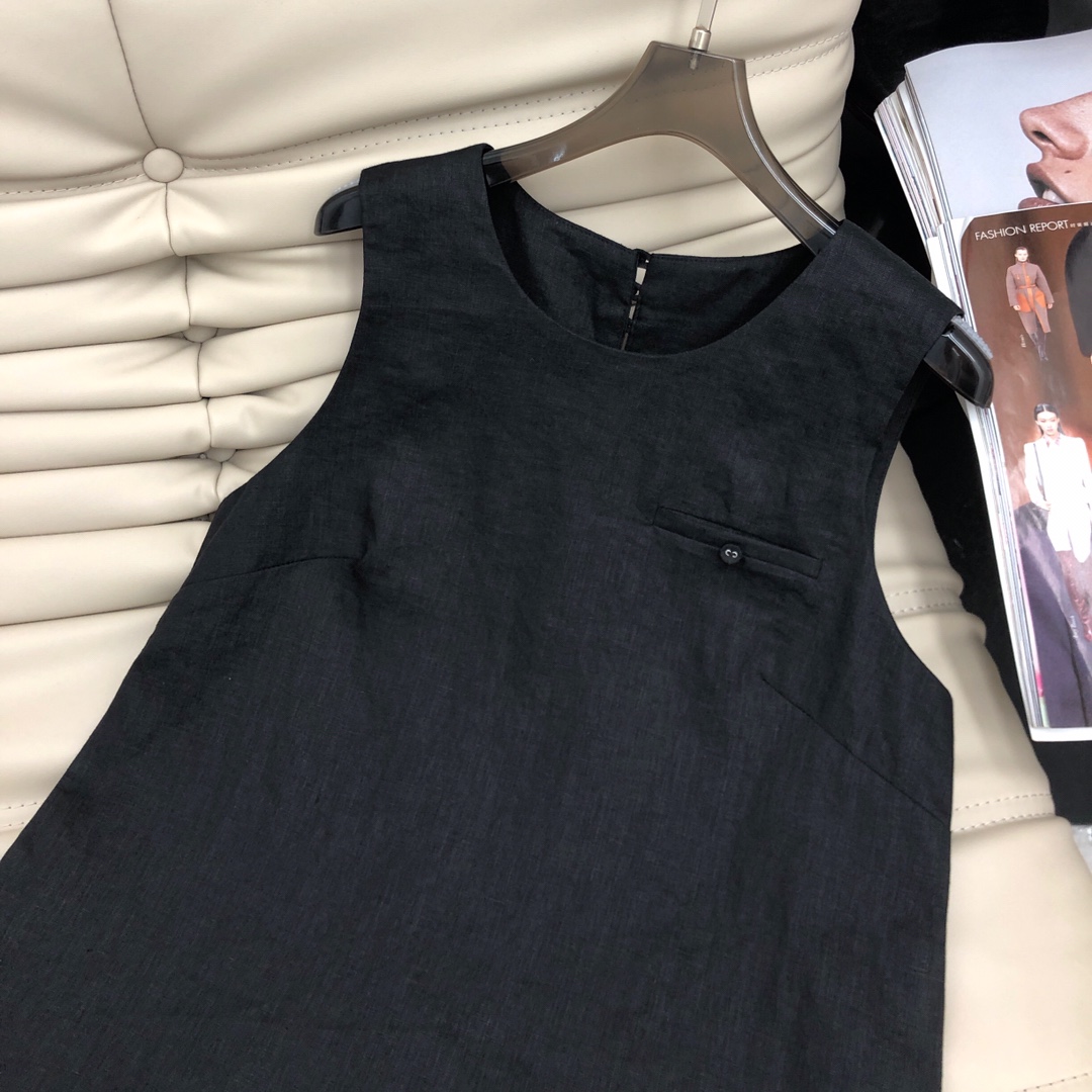 Sleeveless Linen Dress Women's Round Neck Casual Summer Sundress 3 i1717405394 2284 1