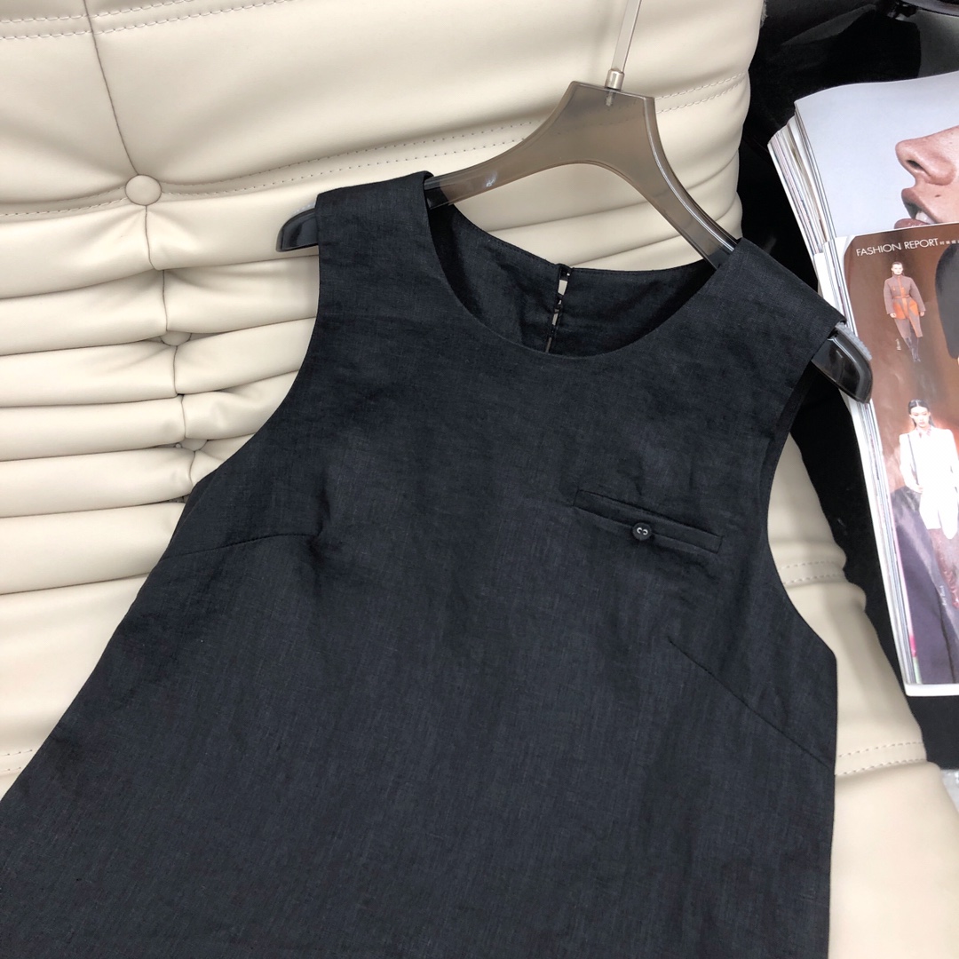 Sleeveless Linen Dress Women's Round Neck Casual Summer Sundress 5 i1717405394 4206 3