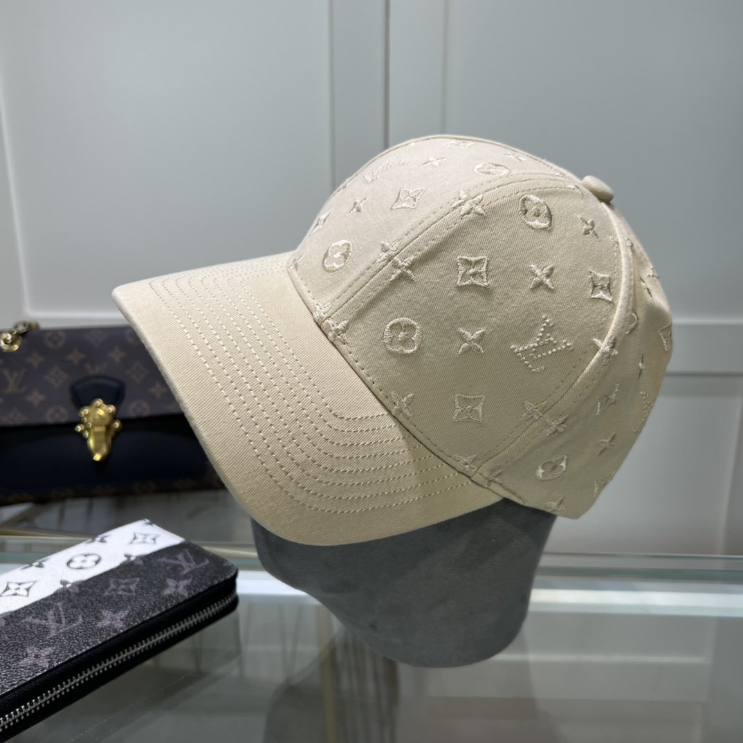 Louis Vuitton Sombreros Gorras Outlet 1: 1 réplica
 Bordado Universal para hombres y mujeres Algodón