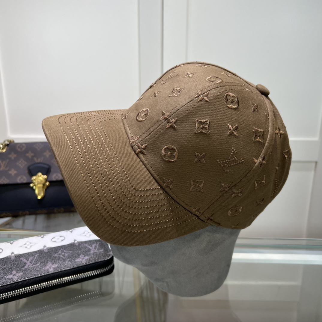 Proveedor en China
 Louis Vuitton Sombreros Gorras Bordado Universal para hombres y mujeres Algodón