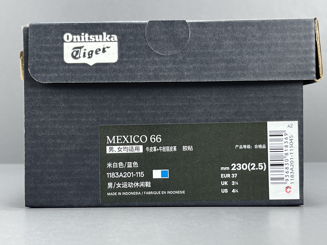 C版鬼冢虎原版原楦原材99.999%还原度OnitsukaTiger鬼塚虎MEXICO66低帮运动休闲鞋