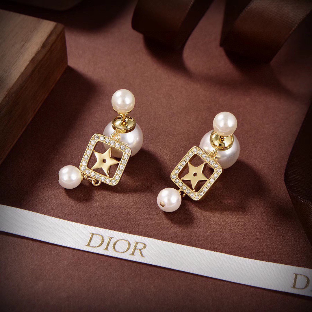 Dior Jewelry Earring Yellow