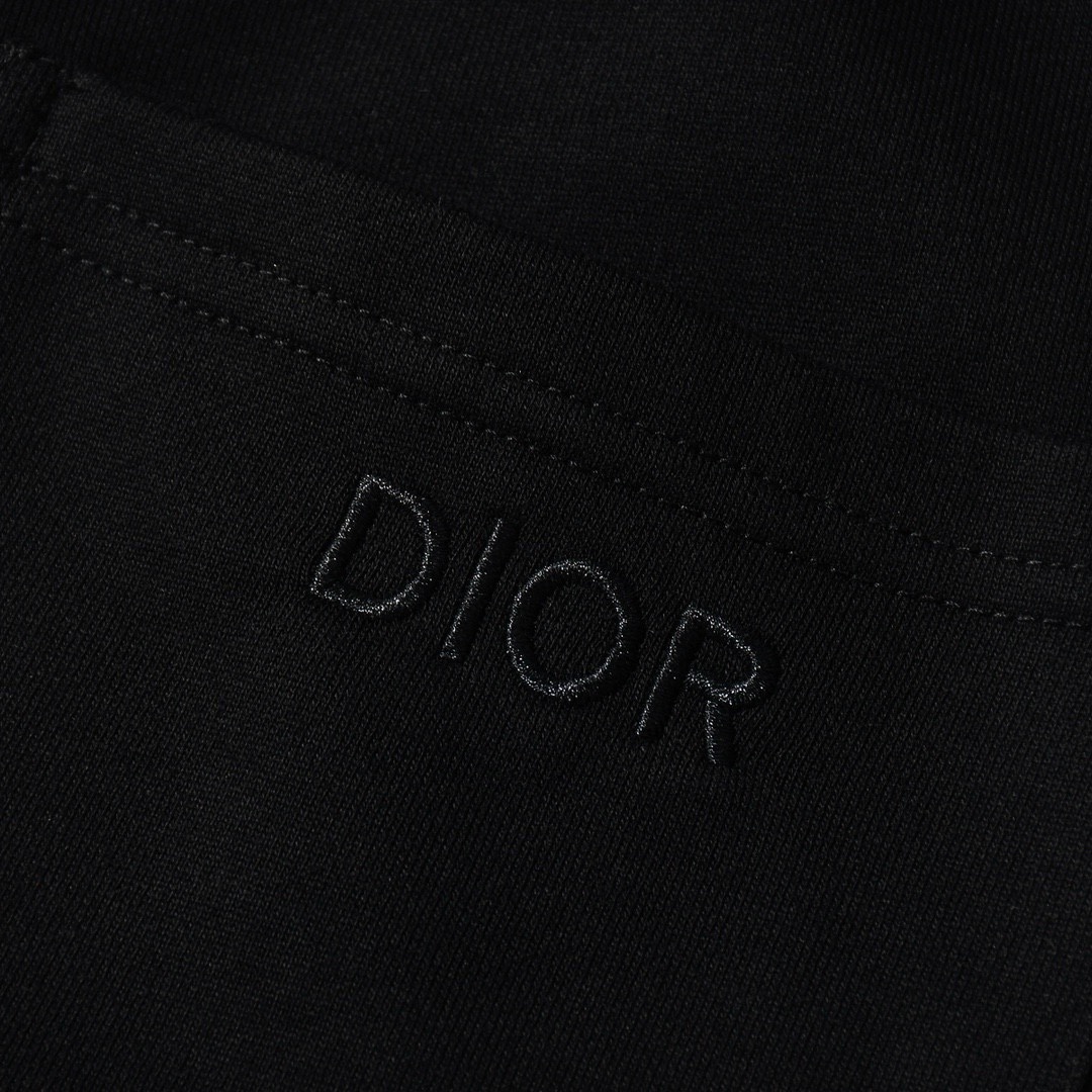 170  迪奥/Dior 夏季新品 绣花小恐龙休闲短裤 高级定制面料透气面料