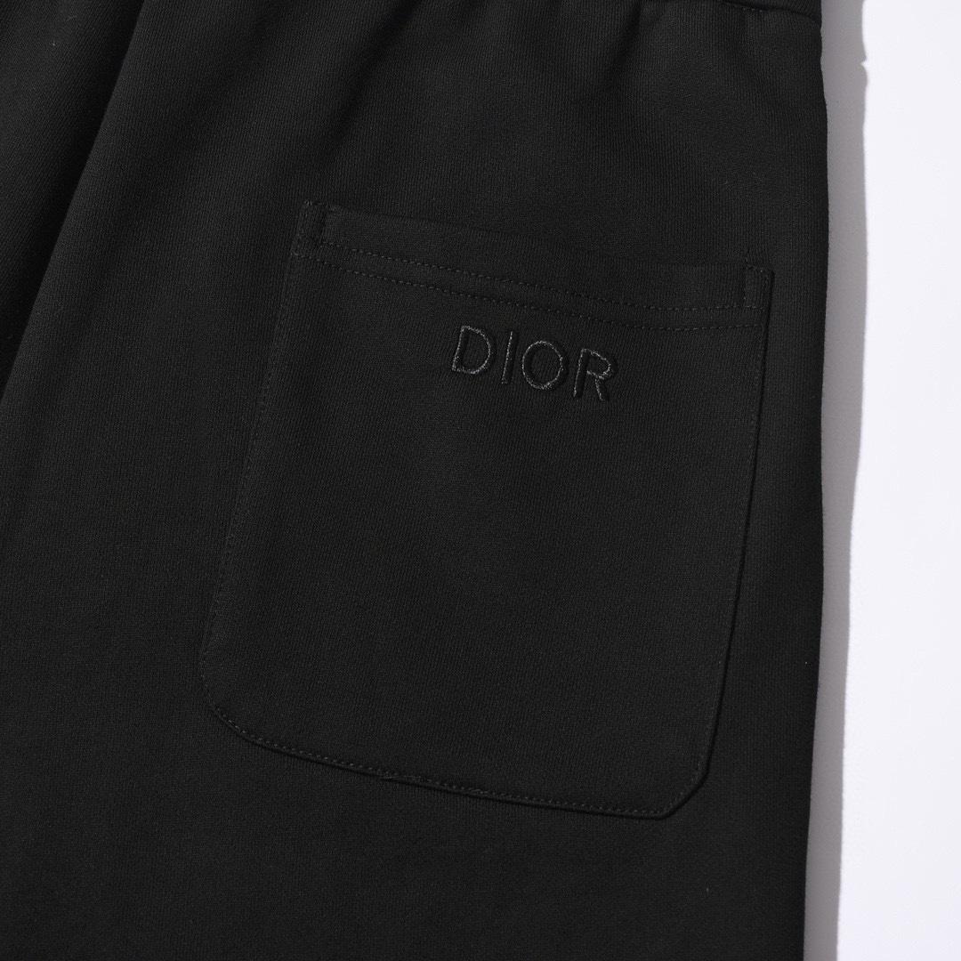 170  迪奥/Dior 夏季新品 绣花小恐龙休闲短裤 高级定制面料透气面料