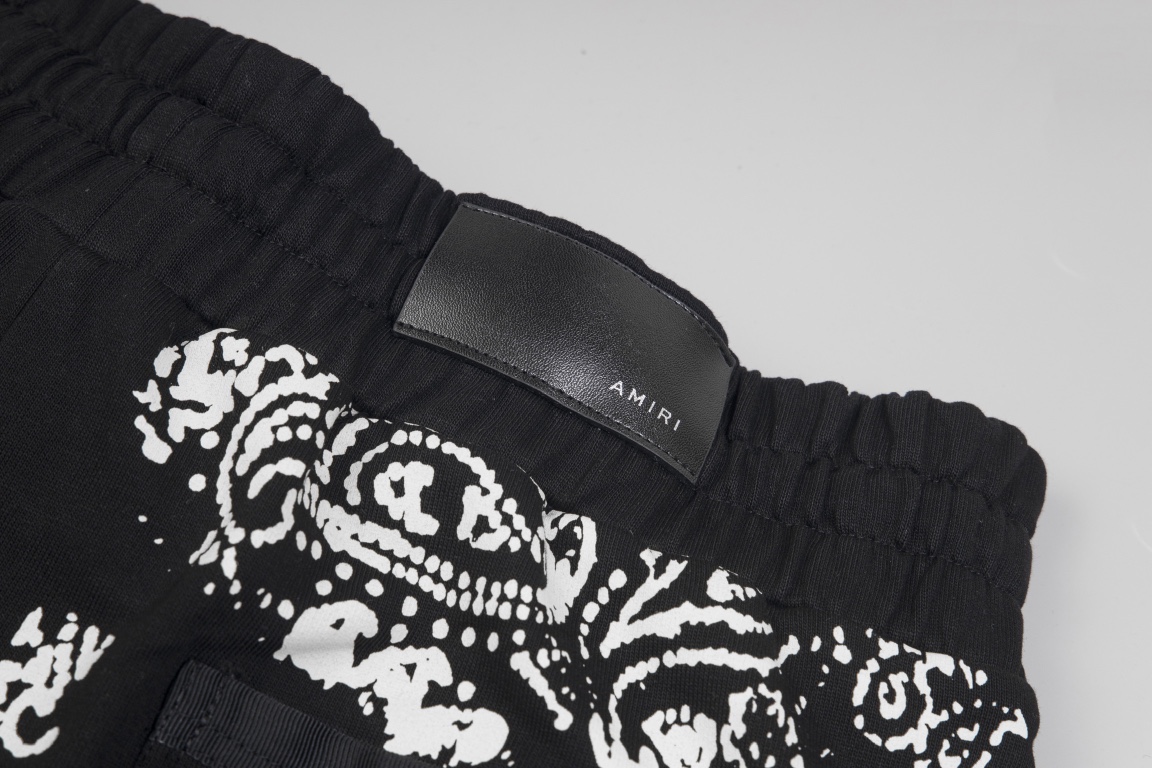 High Version AMIR Tshirt with Unique Cashew Flower Design and Hidden Zipper Pocket - 图片 7