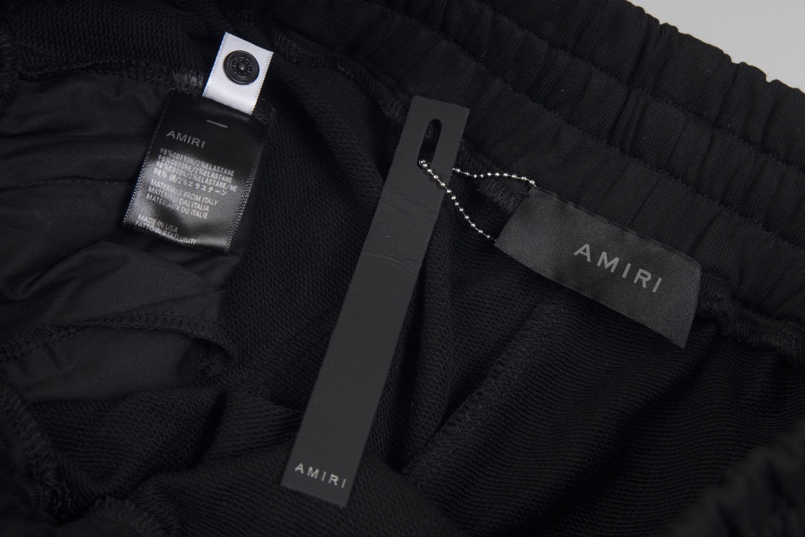 High Version AMIR Tshirt with Unique Cashew Flower Design and Hidden Zipper Pocket - 图片 5