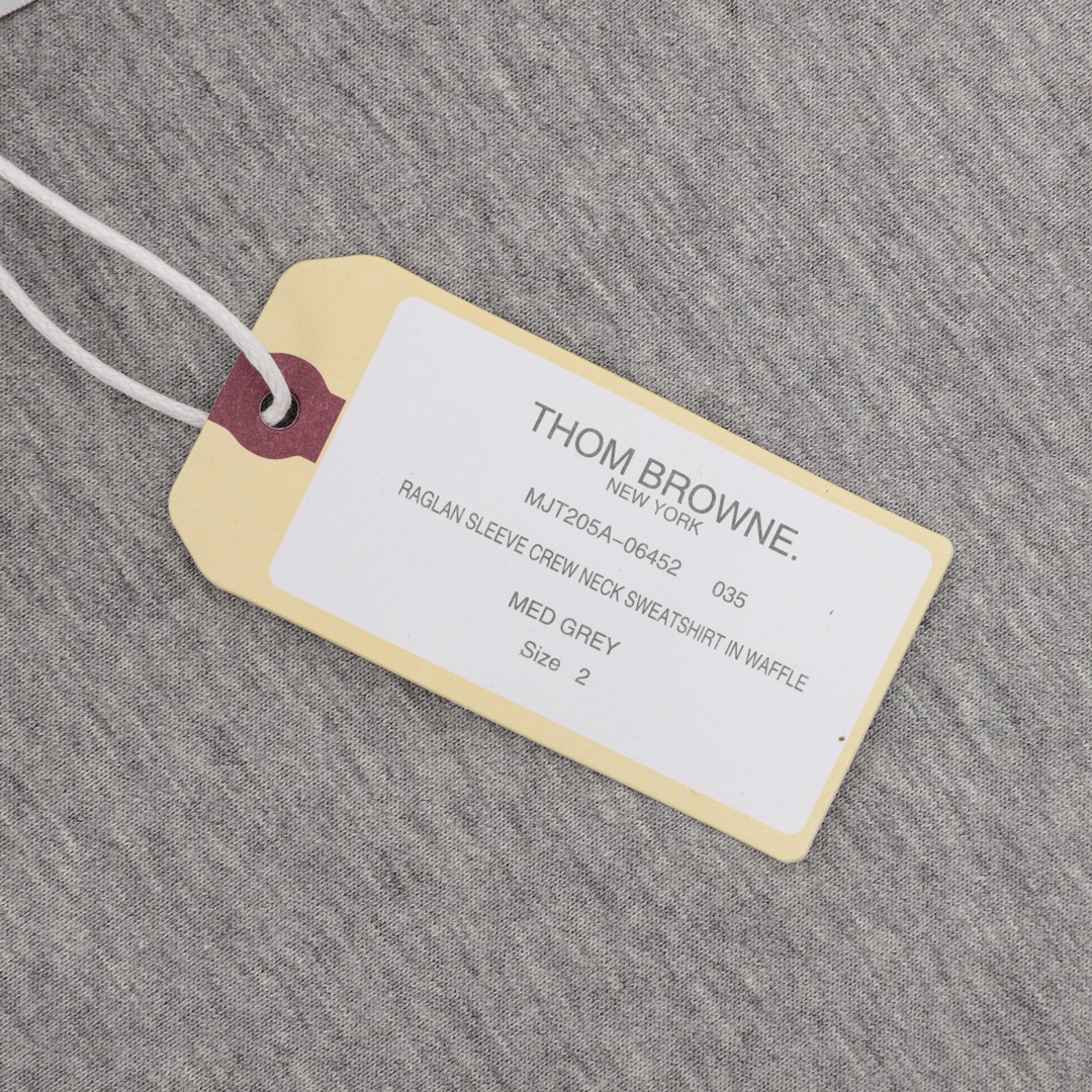 P170 Thom Browne/汤姆布朗 三色条纹织带圆领短袖