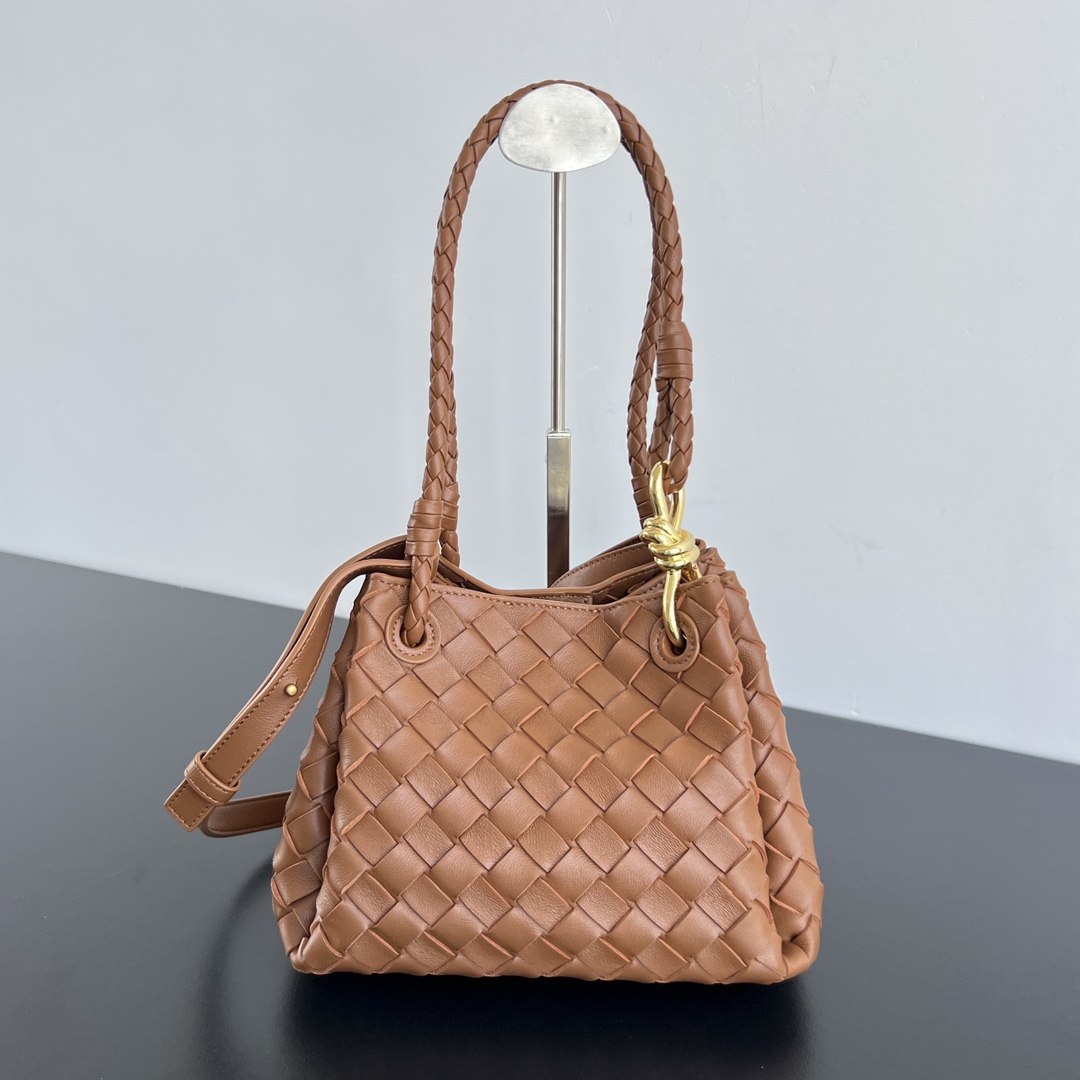 Bottega Veneta BV Intrecciato Crossbody & Shoulder Bags Cheap Replica
 Gold Weave Mini