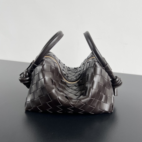 Bottega Veneta Loop Woven Leather Top Handle Camera Bag 1 Bottega Veneta Loop Woven Leather Top Handle Camera Bag