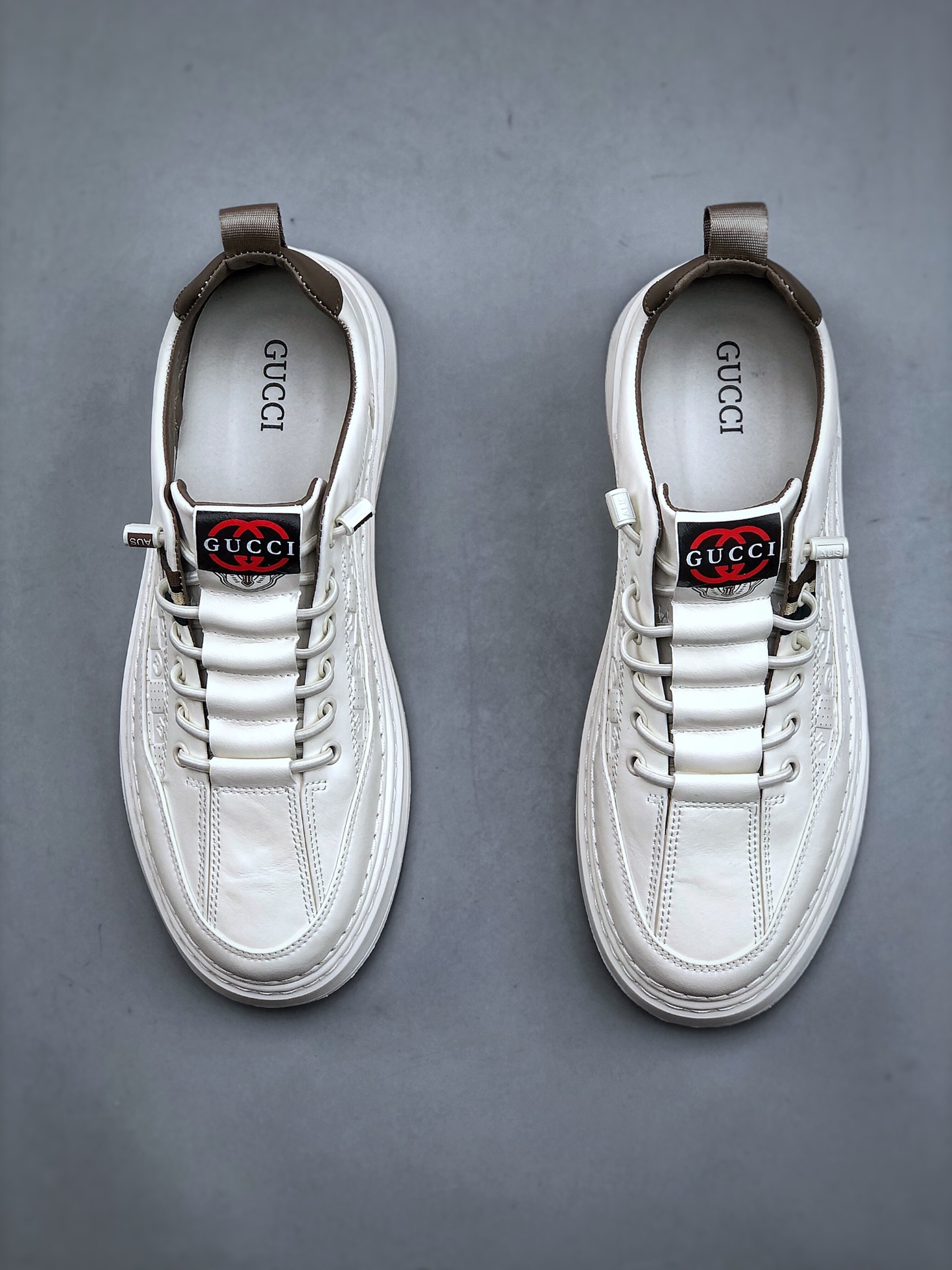 260 Gucci Screener GG High-Top Sneaker休闲潮鞋系列意大利进口超软小牛皮+刺绣搭配