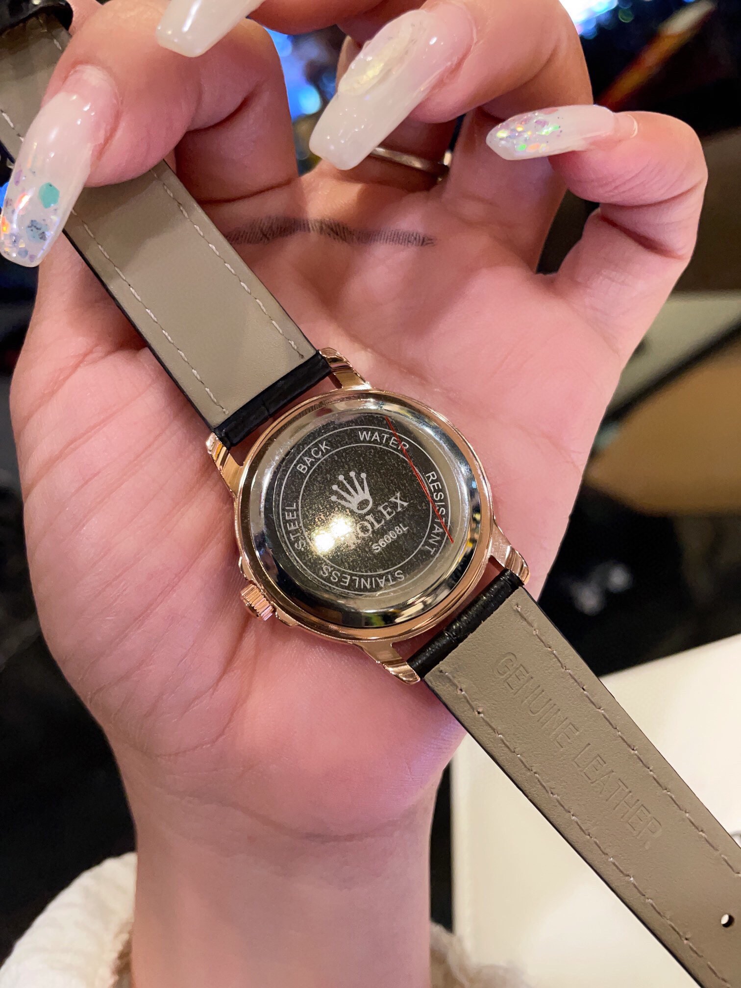 Elegant Rolex Ceramic Women’s Wristwatch with Sapphire Crystal Mirror – 35mm. - 图片 7