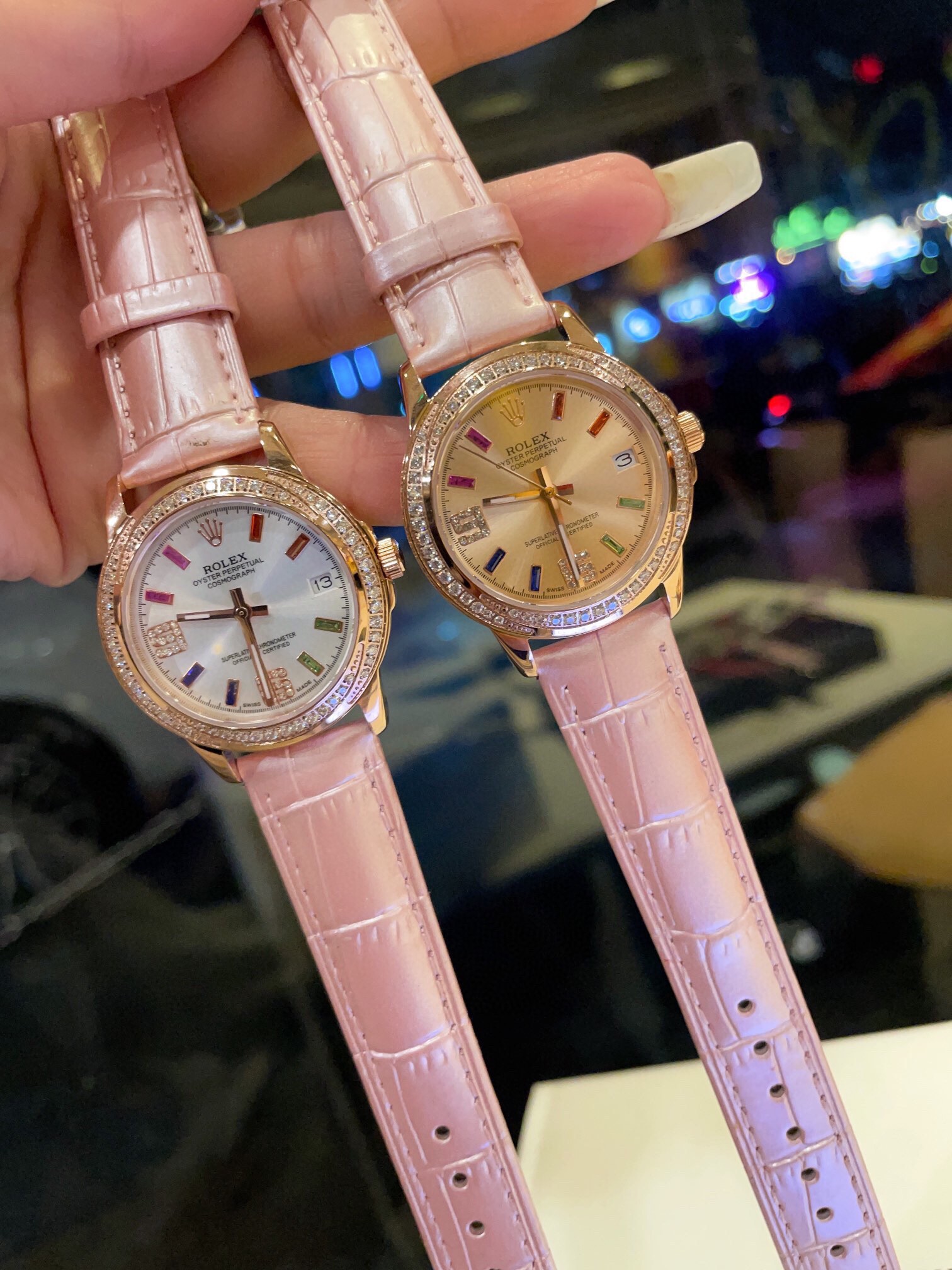 Elegant Rolex Ceramic Women’s Wristwatch with Sapphire Crystal Mirror – 35mm. - 图片 4