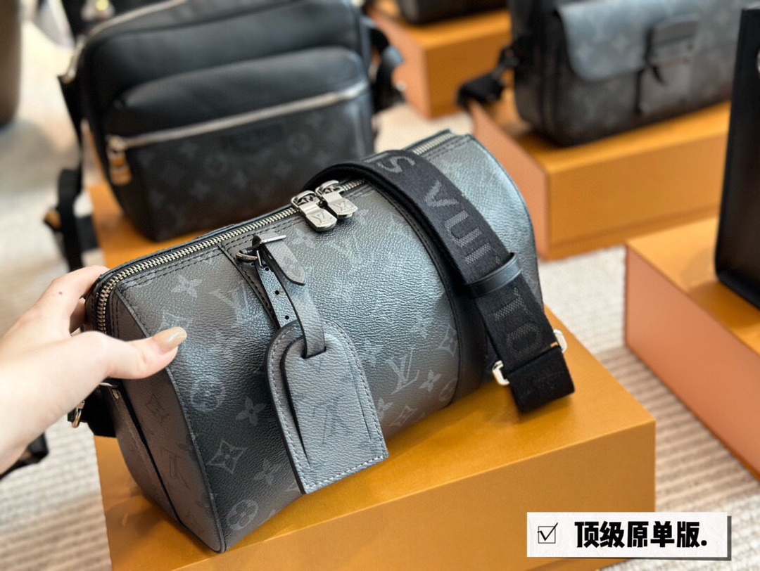 Louis Vuitton LV Keepall Sacs À Main Monogram Canvas Toile Cuir de vache Fashion