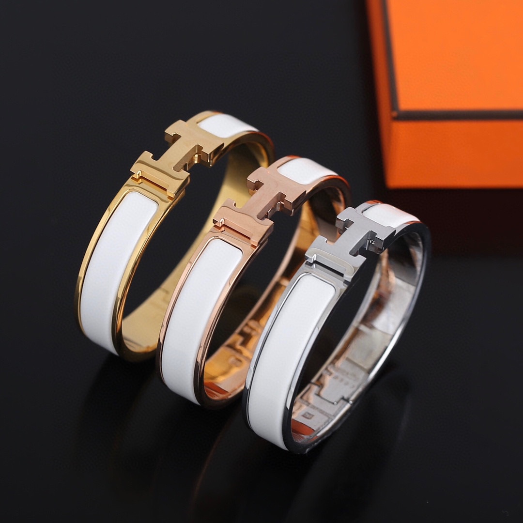 NO:102523,Hermes H enamel bracelet Size: No. 17-19 spot, Hermes bracelet, hermes, bracelet19860909爱马仕H珐琅手镯 尺寸: 17-19号现货,爱马仕手镯,hermes,bracelet,Jewelry