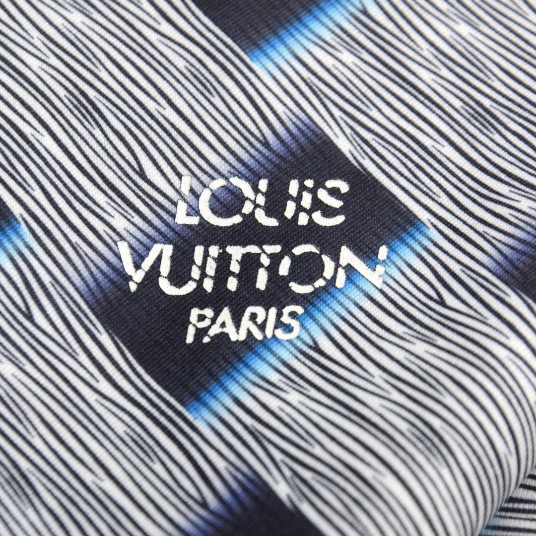 路易威登/Louis Vuitton 春夏新款 棋盘格印花圆领短袖T恤