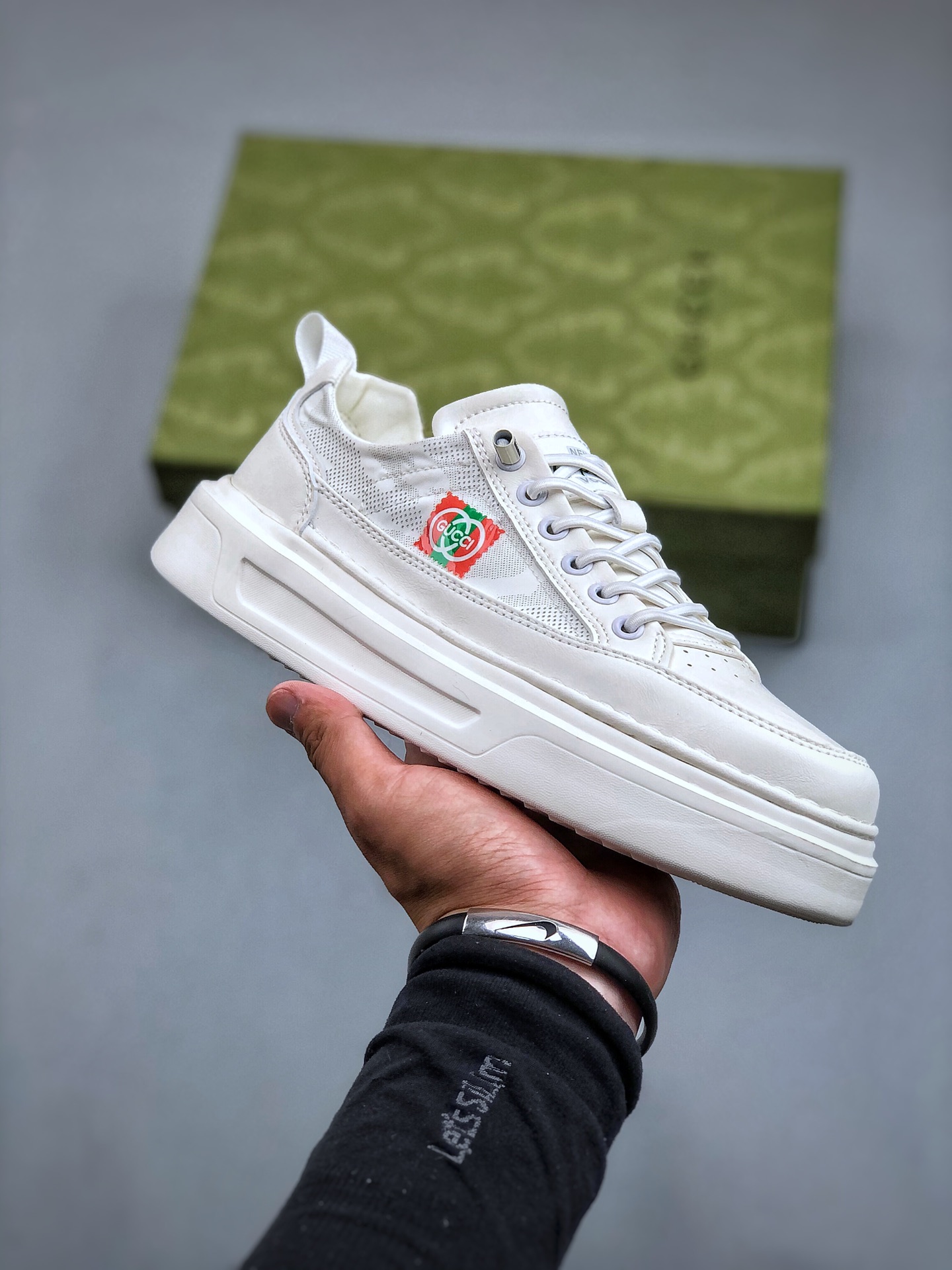 260 古驰Gucci Screener GG High-Top Sneaker休闲潮鞋系列意大利