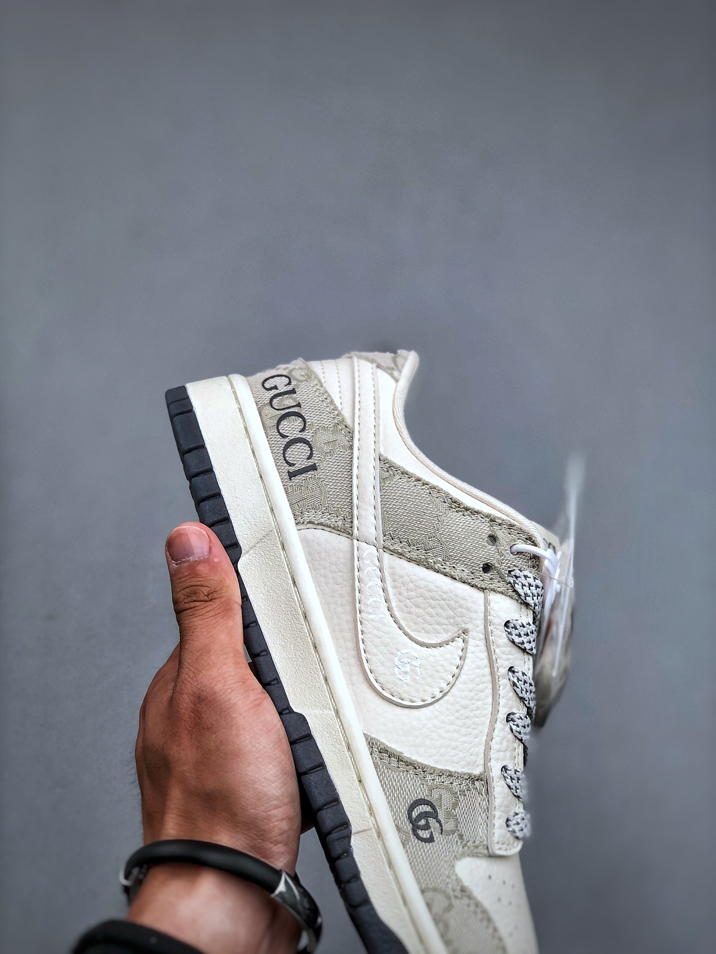 Nk SB Dunk Low 古驰联名-烟灰 周年定制 低帮休闲板鞋 CF3688-003 #定制鞋盒 大厂纯原品质 超高清洁度 6