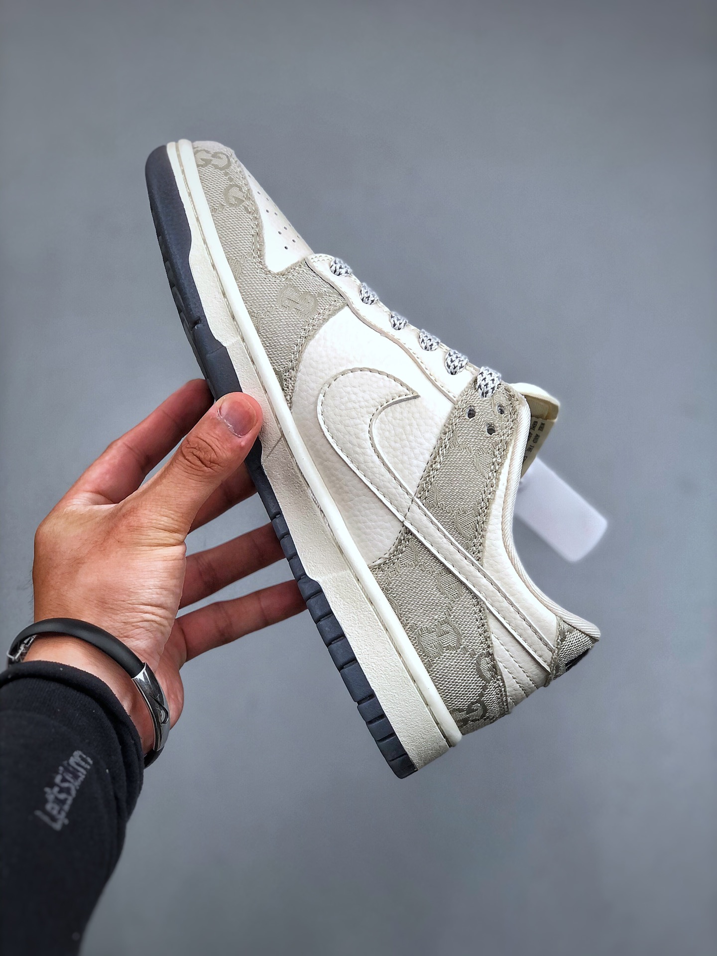 Nk SB Dunk Low 古驰联名-烟灰 周年定制 低帮休闲板鞋 CF3688-003 #定制鞋盒 大厂纯原品质 超高清洁度 2