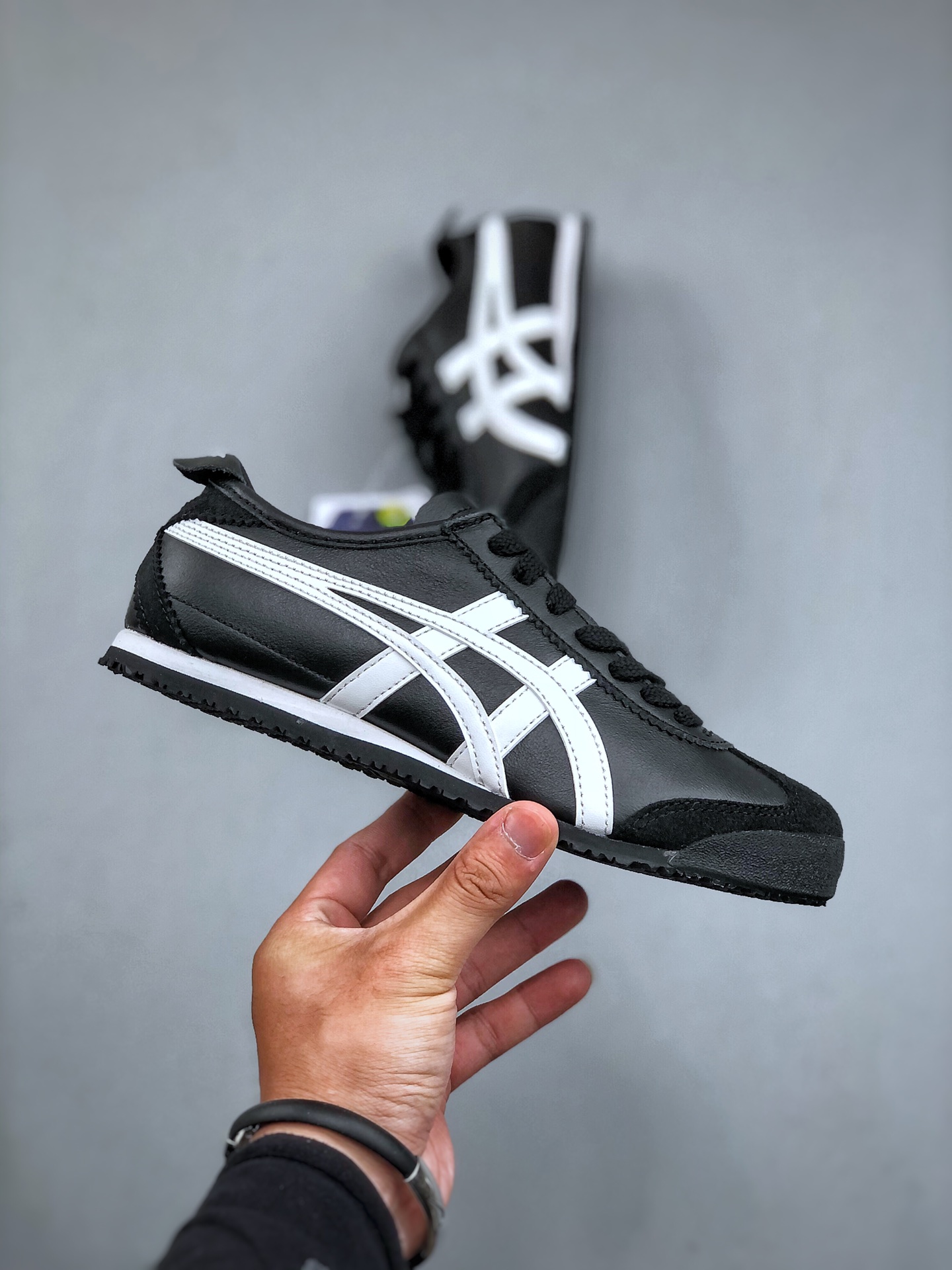 OnitsukaTiger/鬼塚虎 Mexico 66 全头层皮面低邦休闲跑步鞋 1183C102-001 #纯原品质 原鞋开发 采用材料和胶水 4