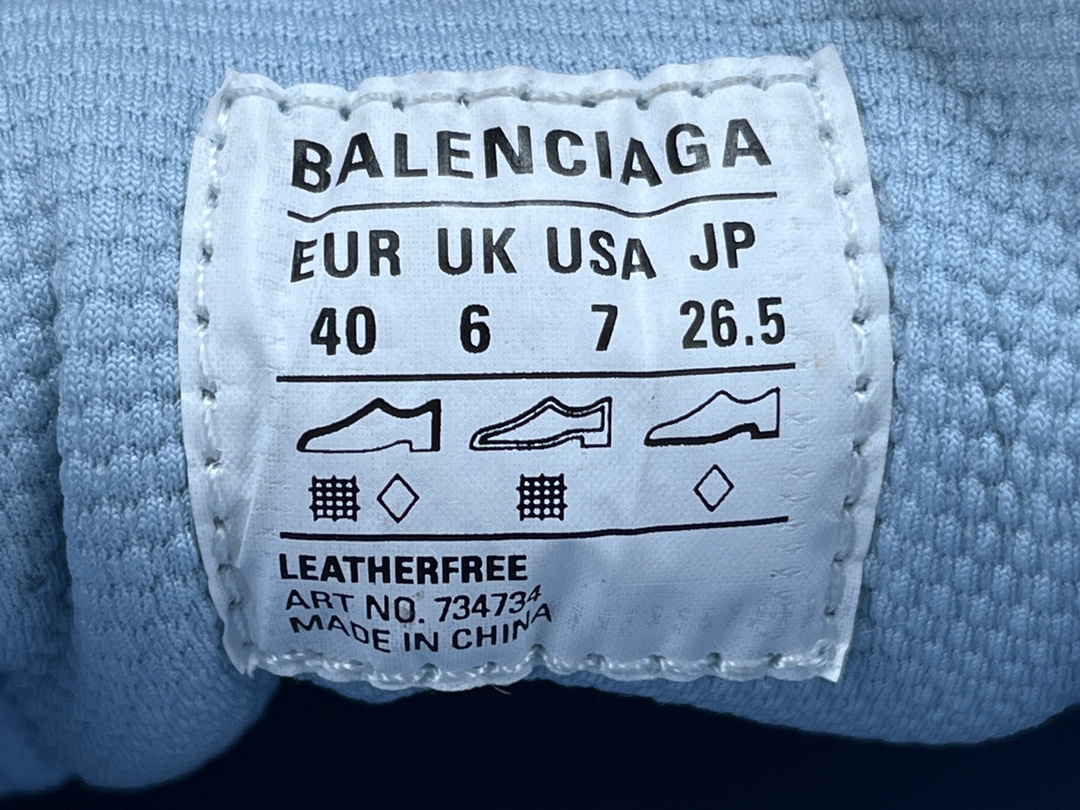 新Plus版巴黎老爹鞋Balenciaga巴黎世家3XL网布系带做旧低帮老爹鞋货号4000尺码35-45