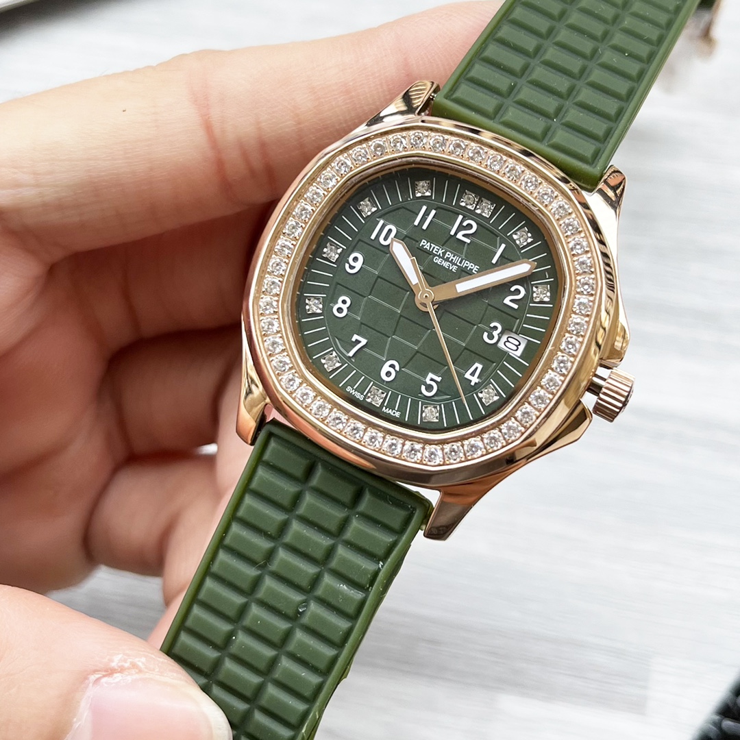 Luxury Platinum Patek Philippe Watch with Glass Lens and Steel Hull Surface Plate. - 图片 4