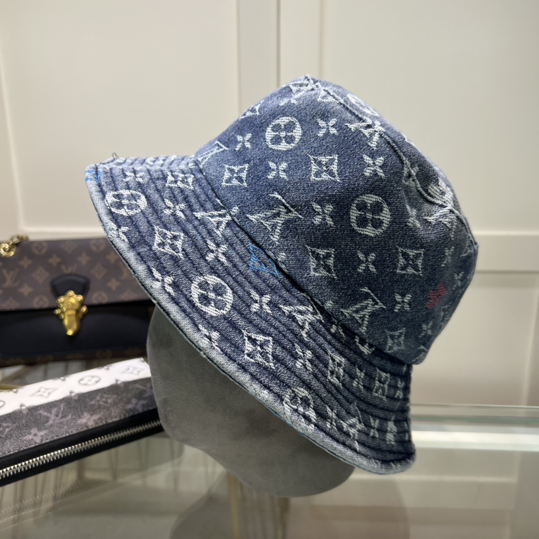 Louis Vuitton Sombreros Gorras Bordado Universal para hombres y mujeres Algodón