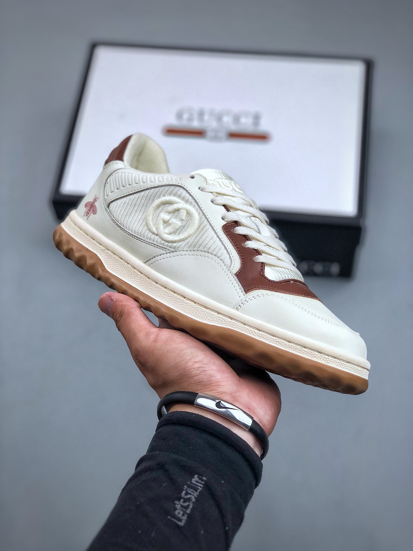 280 Gucci 轻奢单品 广东品质原厂 高奢古驰Gucci Screener GG High-Top Sneaker休闲潮鞋