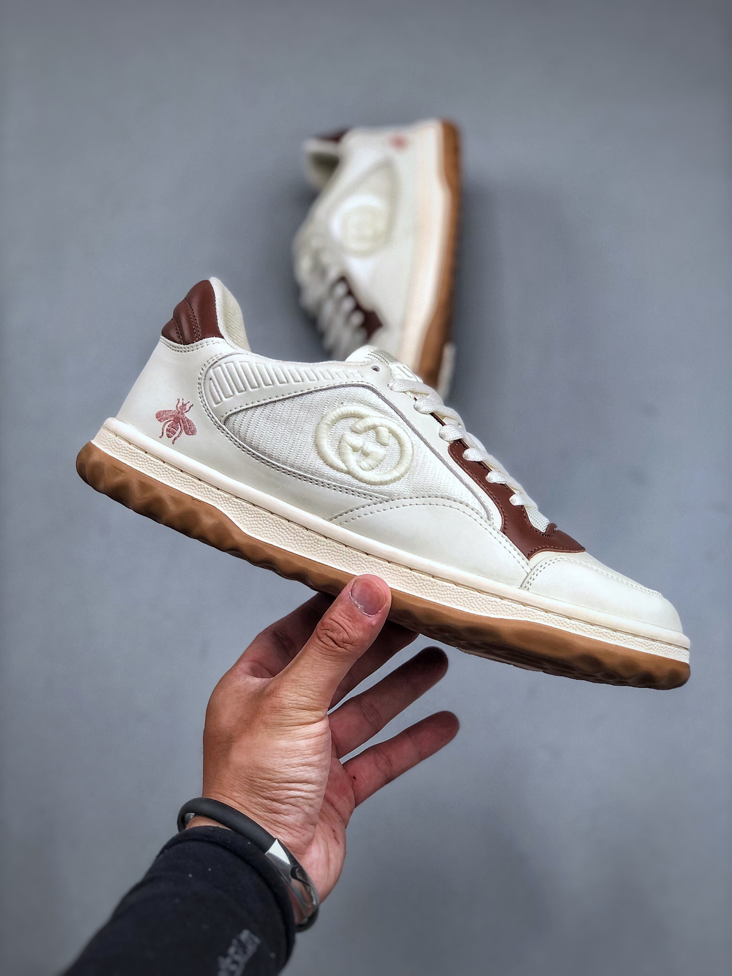 280 Gucci 轻奢单品 广东品质原厂 高奢古驰Gucci Screener GG High-Top Sneaker休闲潮鞋