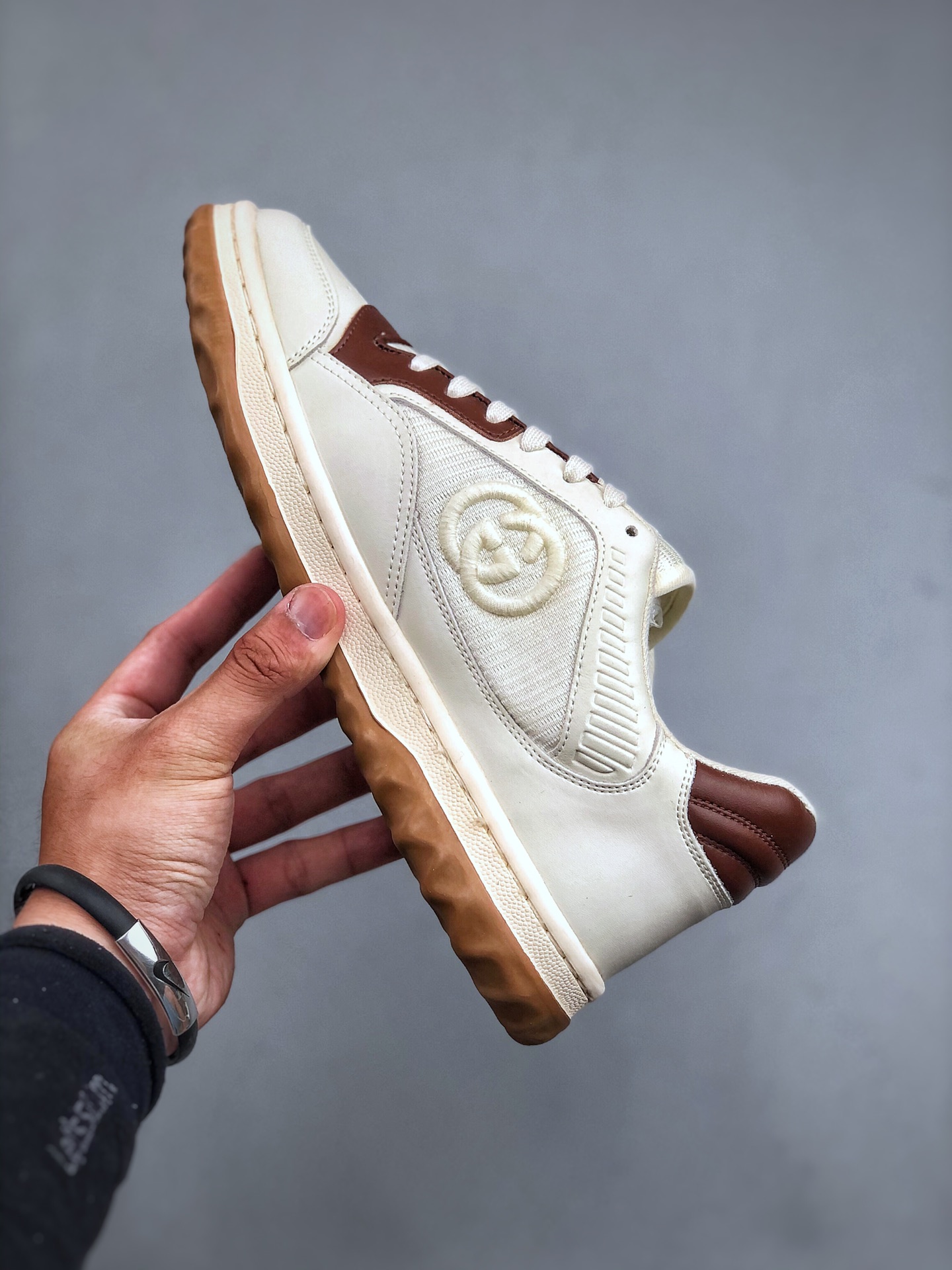 280 Gucci 轻奢单品 广东品质原厂 高奢古驰Gucci Screener GG High-Top Sneaker休闲潮鞋