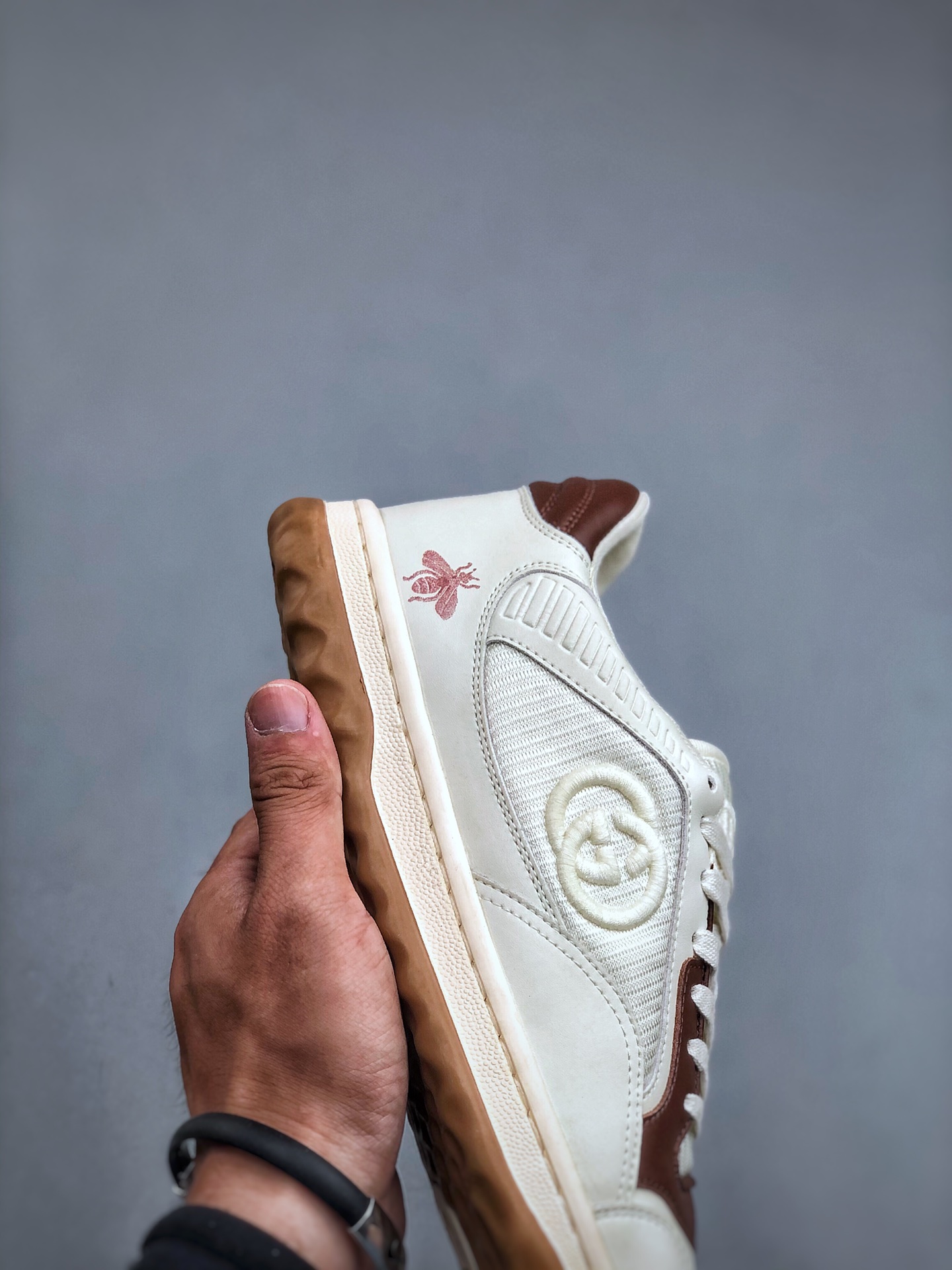 280 Gucci 轻奢单品 广东品质原厂 高奢古驰Gucci Screener GG High-Top Sneaker休闲潮鞋